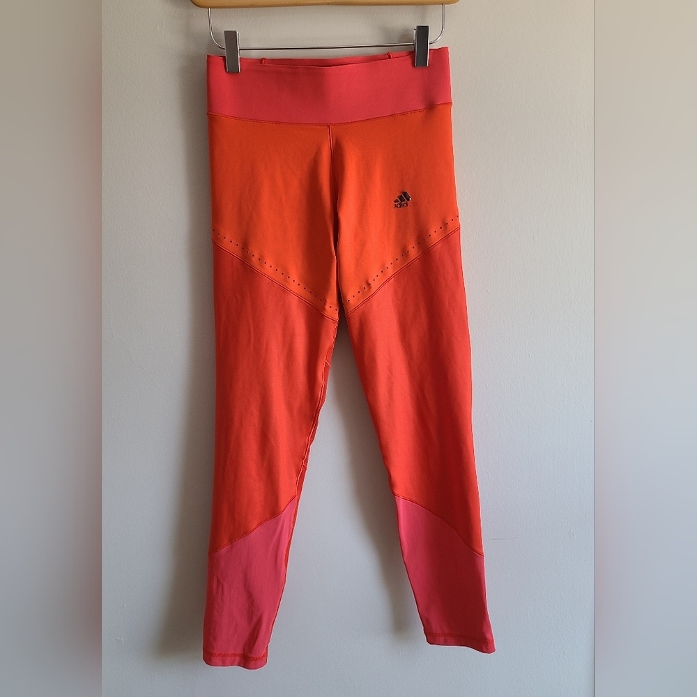 Adidas Climalite Wow Drop Tights orange‎ pink